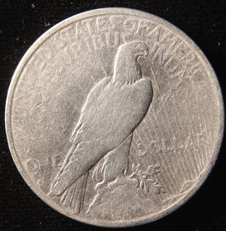 1934 S PEACE SILVER DOLLAR FINE DETAILS