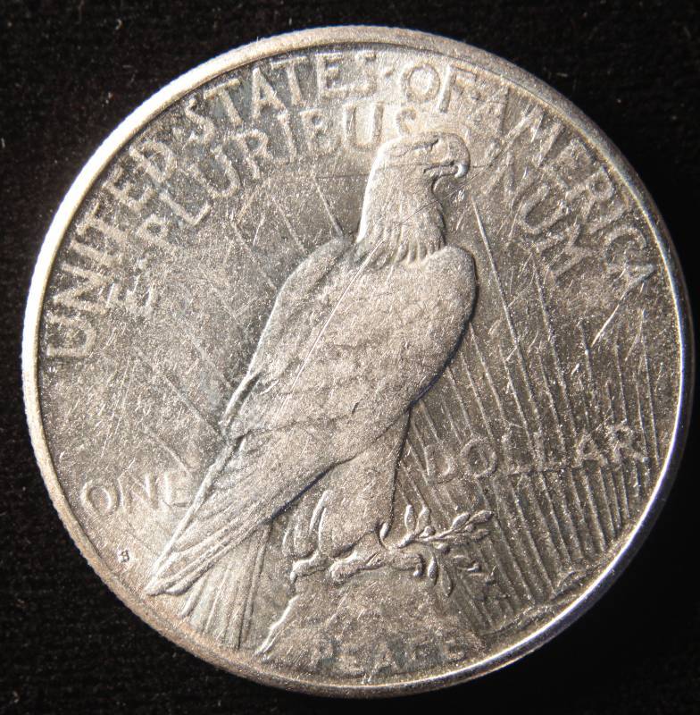 1928 S PEACE SILVER DOLLAR XF
