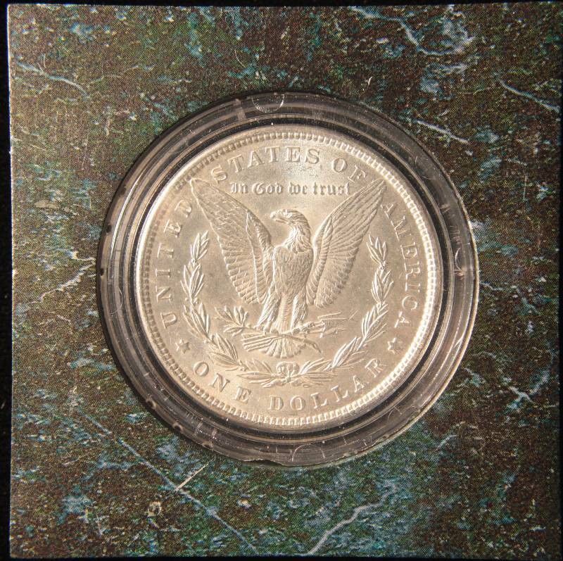 1889 MORGAN SILVER DOLLAR UNC DETAILS
