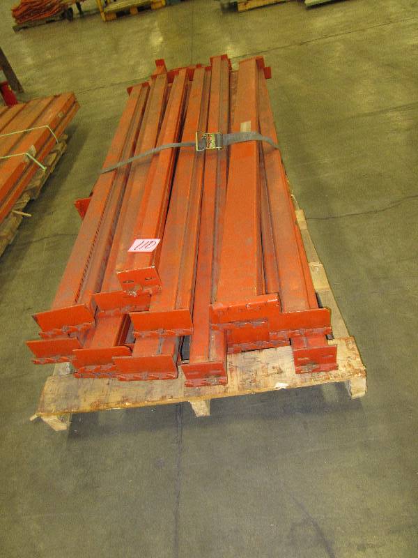 16, 8ft cross beams.. Different styles of connectors.. Look at pictures
