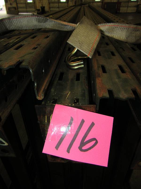3, 43in x 20ft Pallet Rack uprights