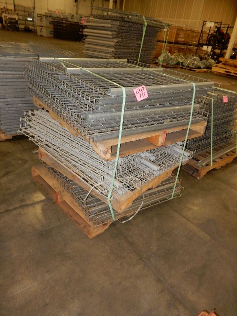 Pallet Rack shelving.. Mesh Metal..