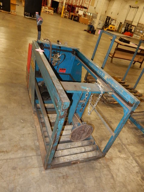Electric hand Pallet Jack.. This is mounted to the   BHS (Battery Handling Systems).