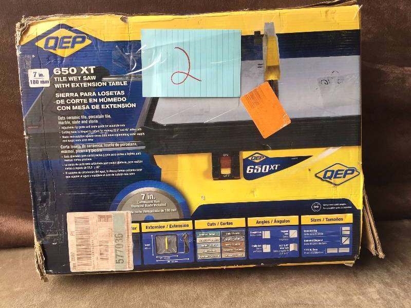 QEP 7 Wet Tile Saw