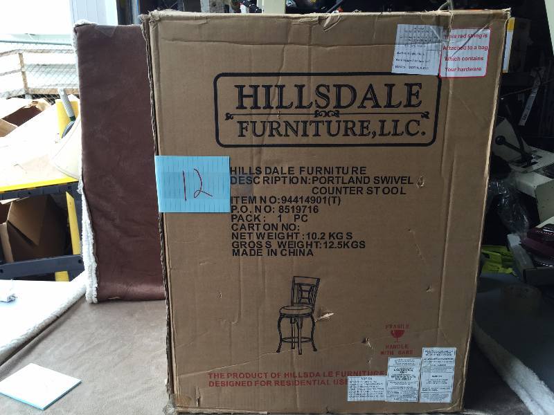 Hillsdale Portland Swivel Counter Stool