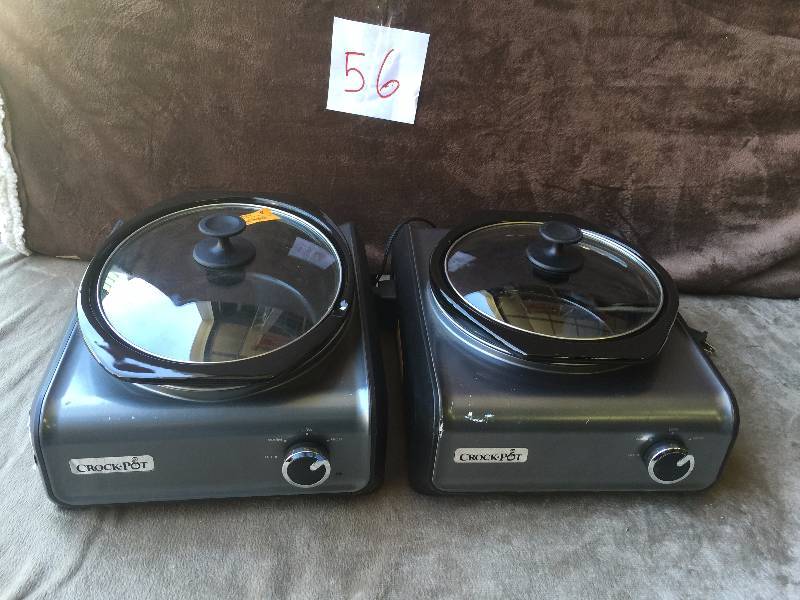 Lot 2 of Hook Ups Crock Pots