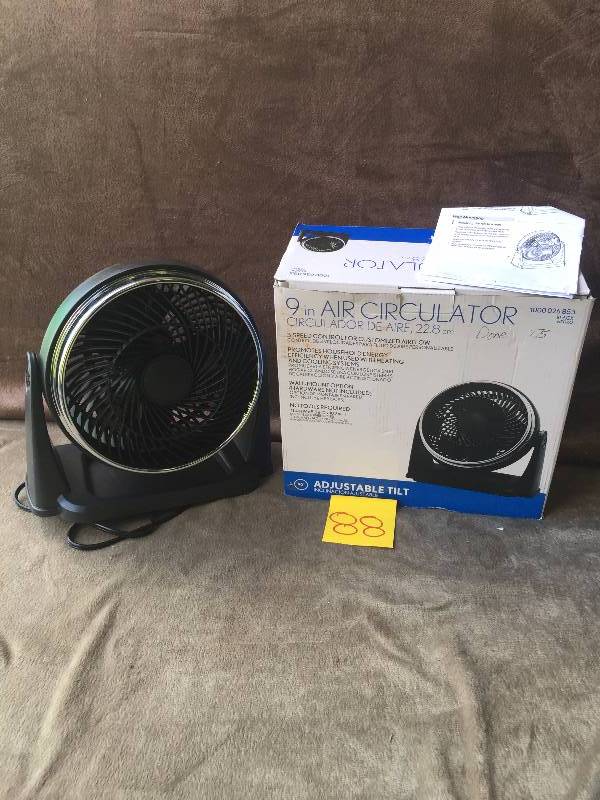 9 in Air Circulator fan