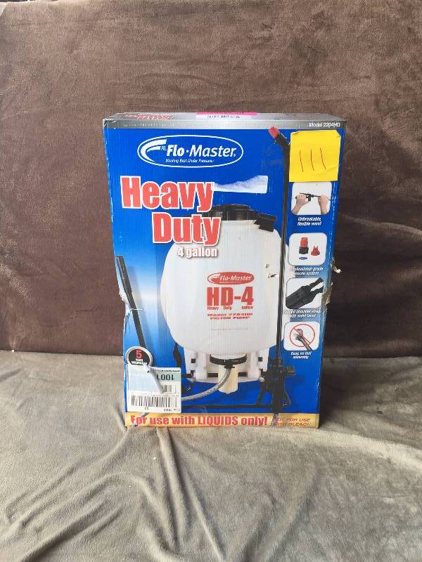 Flo-Master 4 gal. Heavy Duty Piston-Pump Back-Pack Sprayer