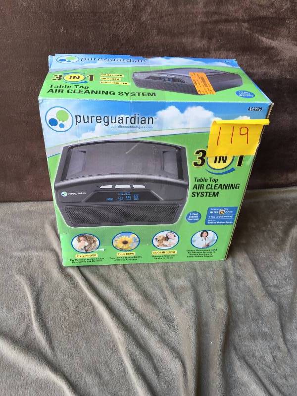 Pure Guardian Air Cleaning System