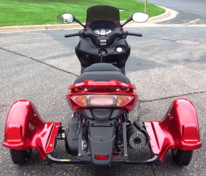2009 Kymco Xciting 500cc Motorcycle w/ Trike Kit | Summer Toy Sale | K-BID