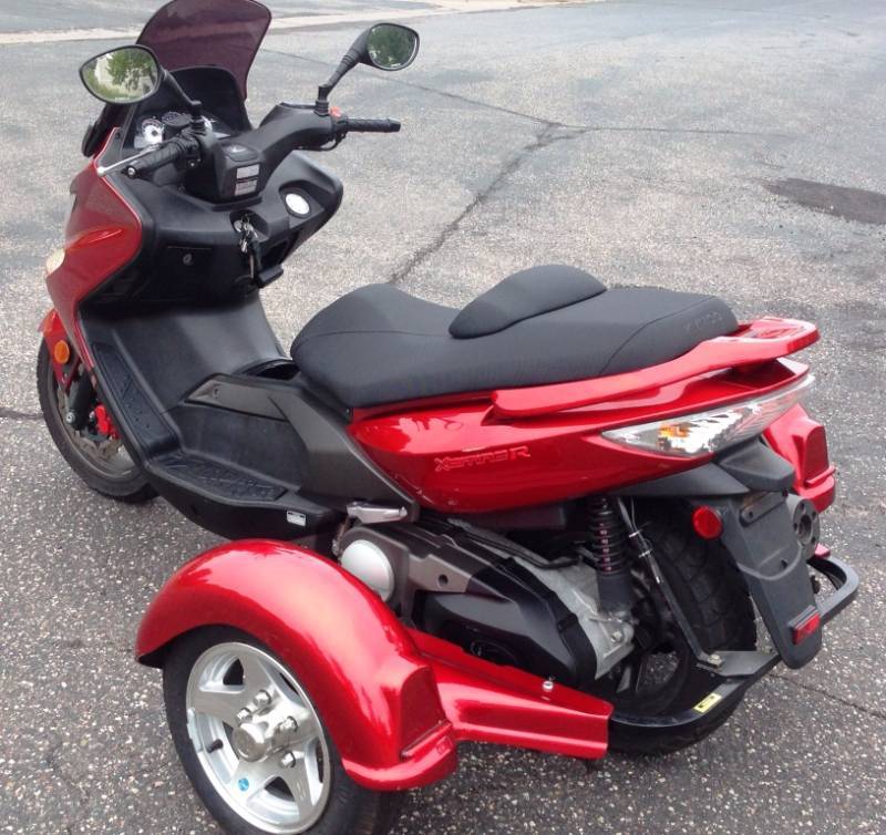 2009 Kymco Xciting 500cc Motorcycle w/ Trike Kit | Summer Toy Sale | K-BID