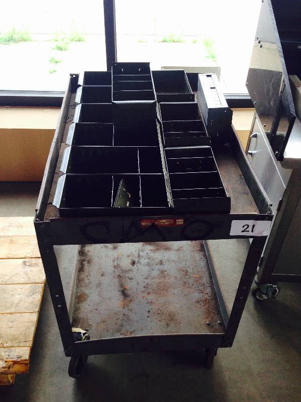 Shop cart and parts bins