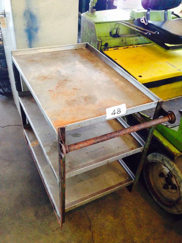 Metal shop cart
