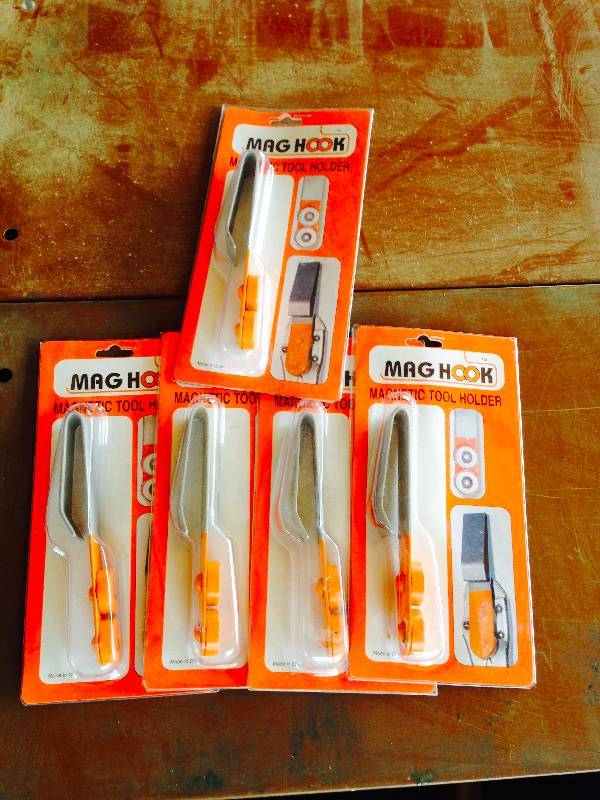 Lot of 5 Mag Hook tool holders