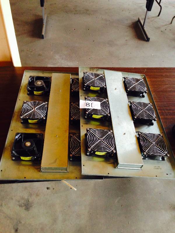 2 computer fan racks