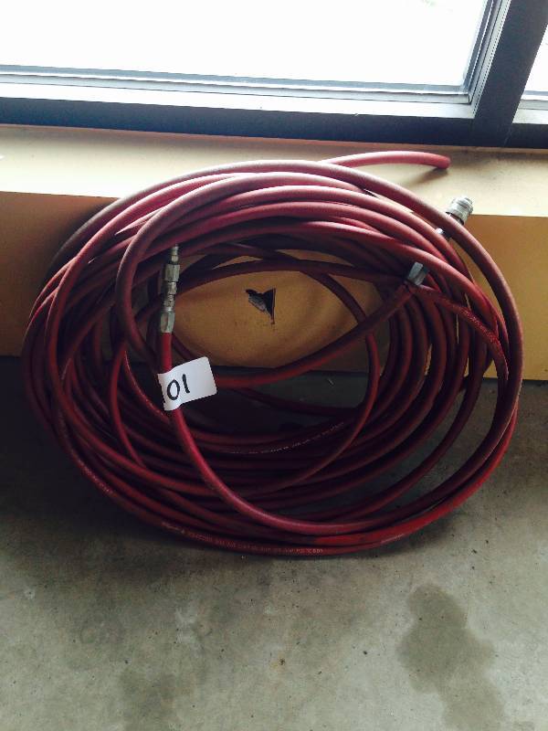 Long section of air hose