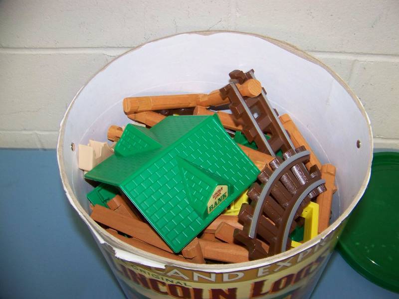 lot 37 image: Lincoln Logs, Woodland Express, Building Blocks  Kit