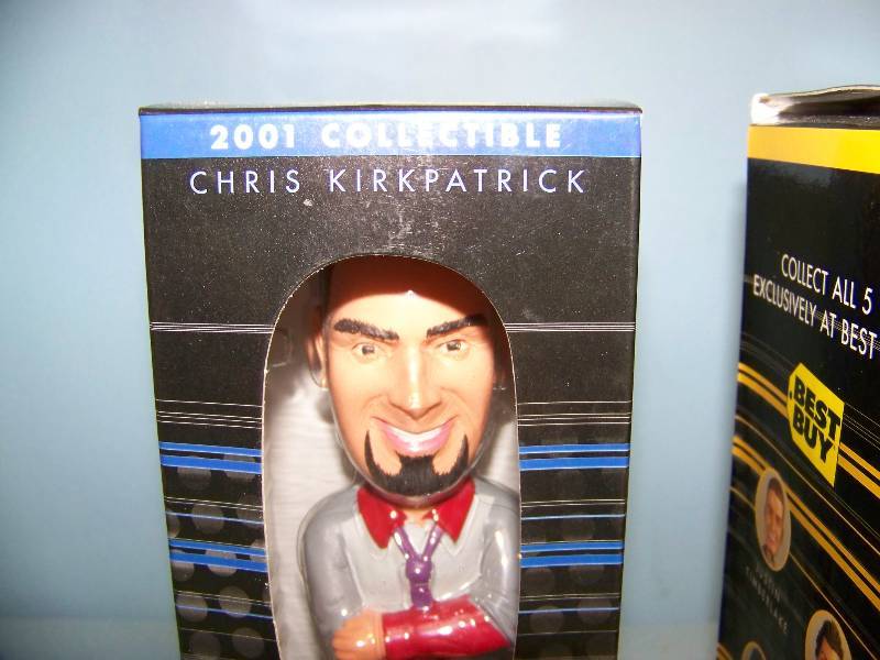 lot 16 image: (5) NSync Band, 2001, Bobble Heads  Bobbleheads