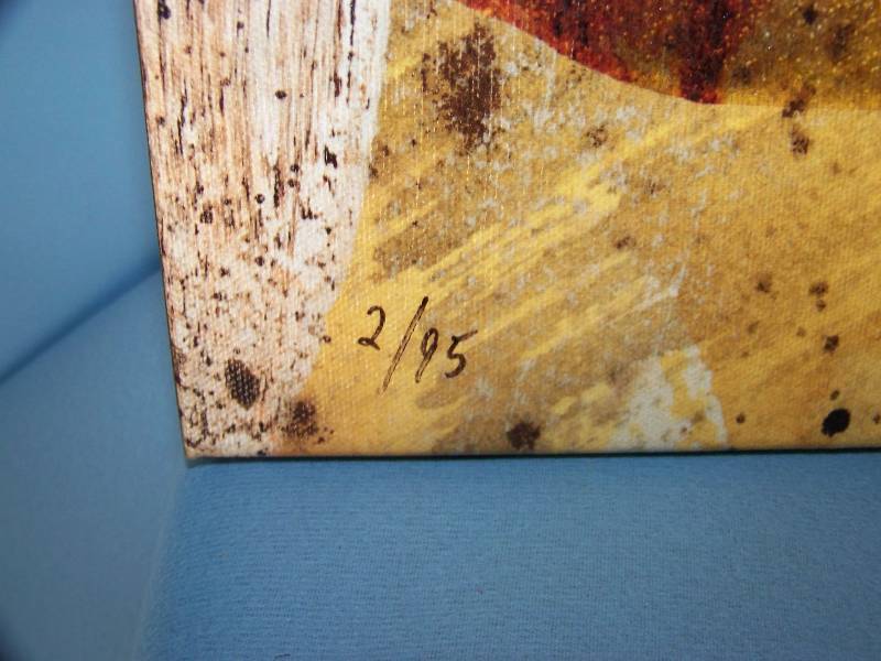 lot 22 image: Ed Bock, Inside, 2001, Original Painting on Canvas