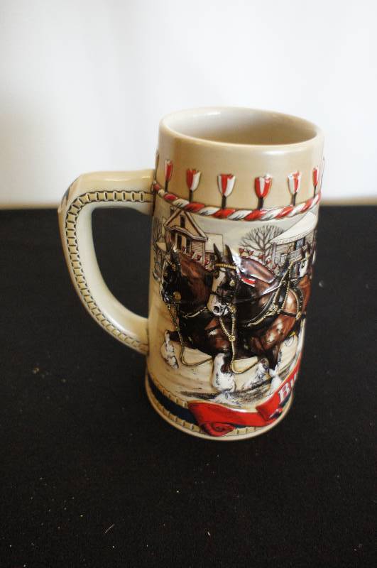 lot 89 image: Budweiser Mug by Ceramarte B Series