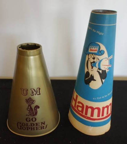 lot 96 image: (2) Hamms Megaphones