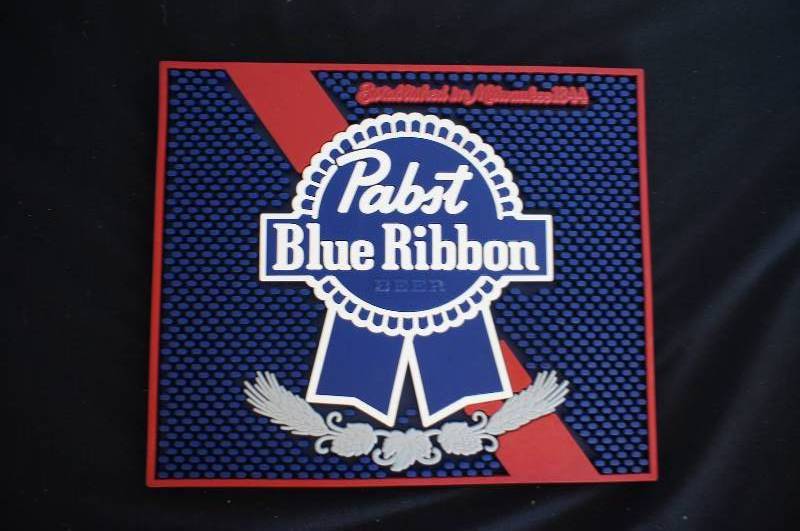 lot 101 image: Pabst Beer Drying Mat