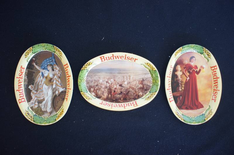 lot 106 image: Group of Budweiser Tip Trays