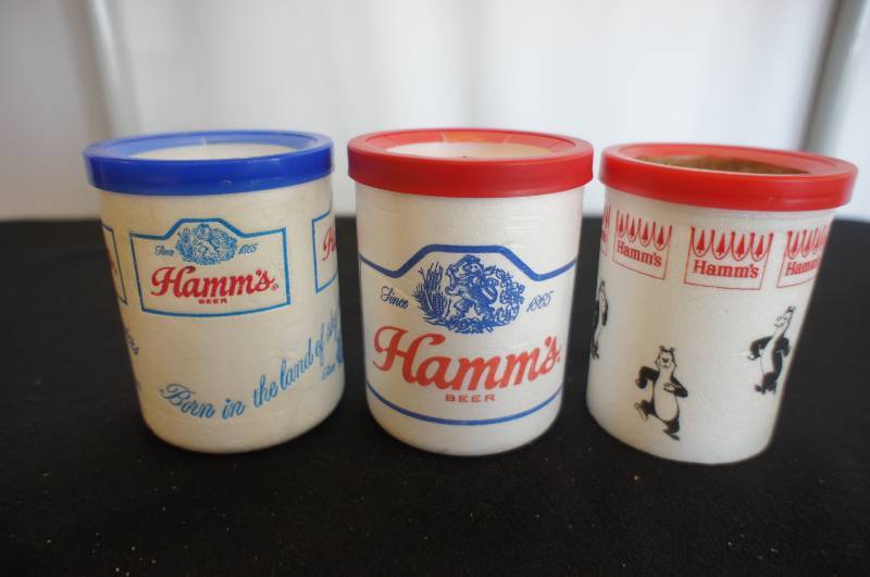 lot 126 image: (3) Styrofoam Hamms Can Coolers