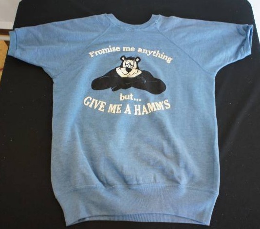 lot 138 image: Hamms Beer Sweatshirt with Bear
