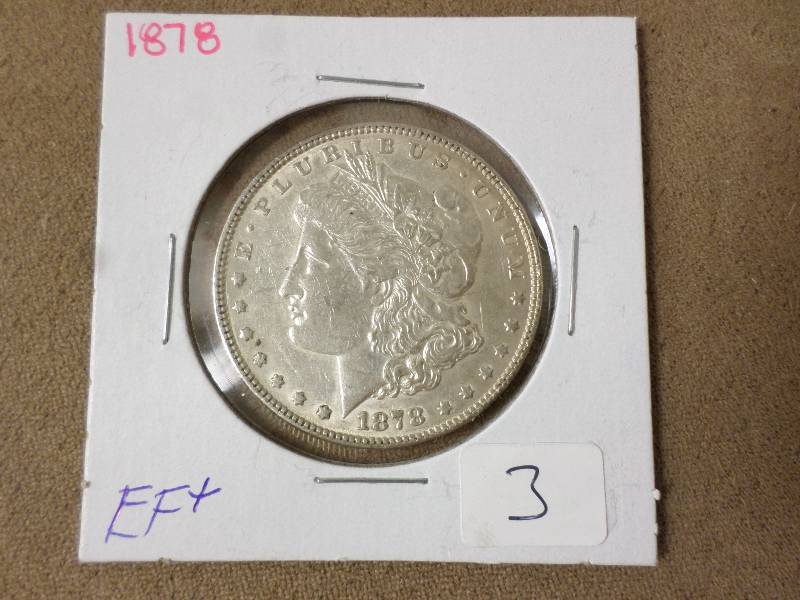 1878 Morgan, Shows Hardly Any Wear,...
