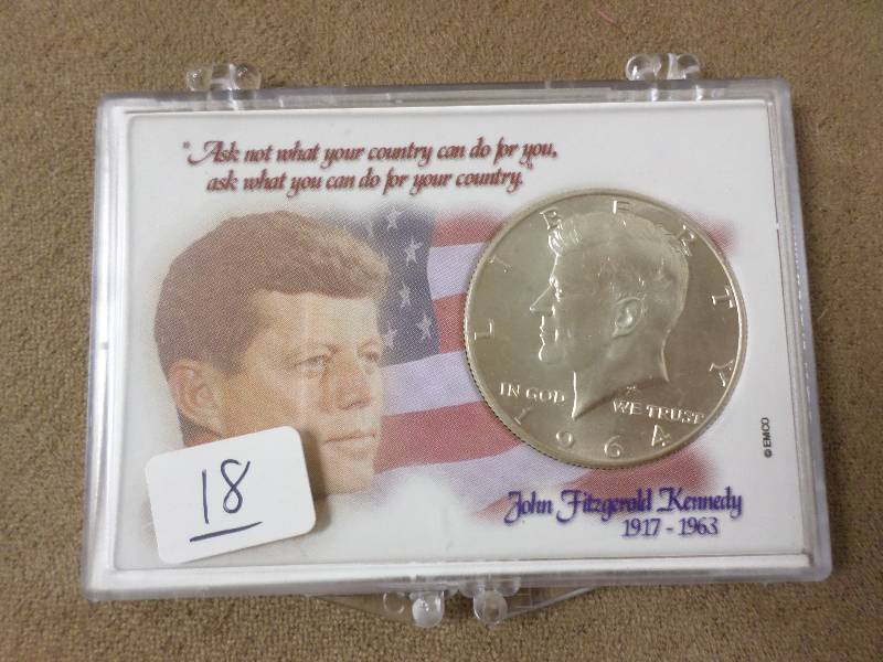 1964-D Kennedy BU Choice To Gem R...