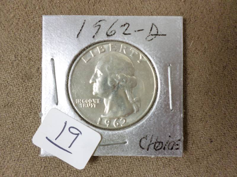 1962-D Washington BU Quarter ...