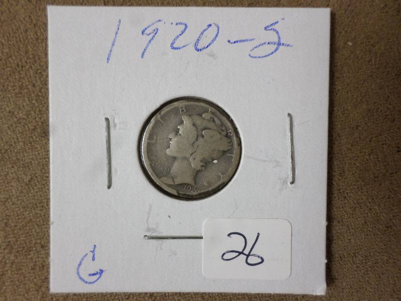 1920-S Dime, G...