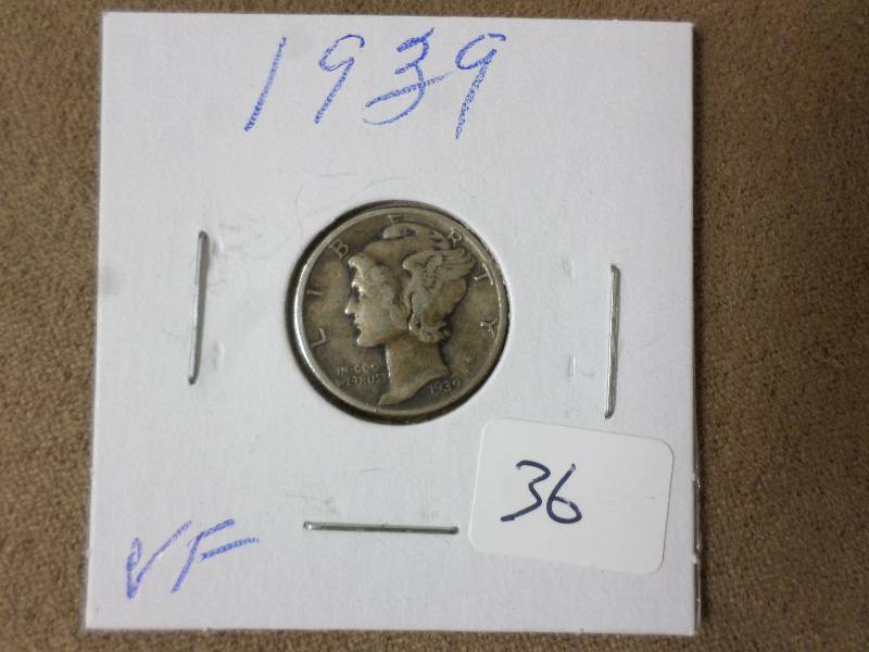 1939 Dime, VF...