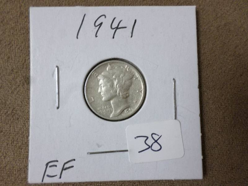 1941 Dime, EF...