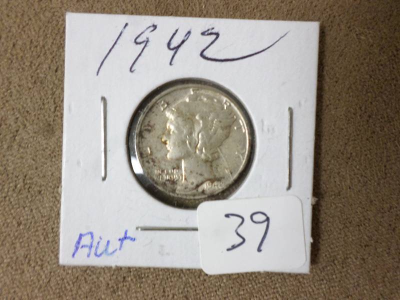 1942 Dime, AUAU...