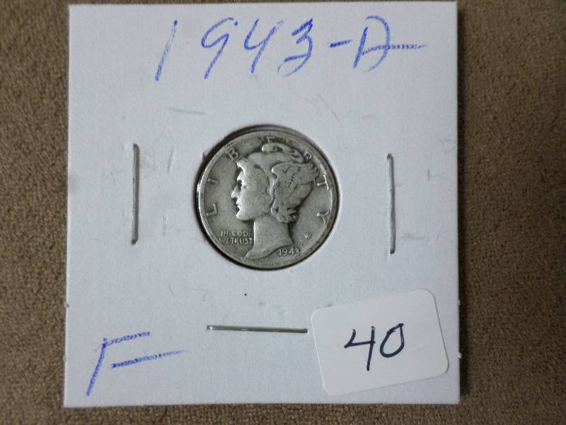 1943-D Dime, F...