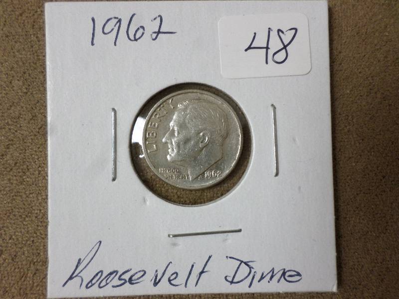 1962 Dime, EF...