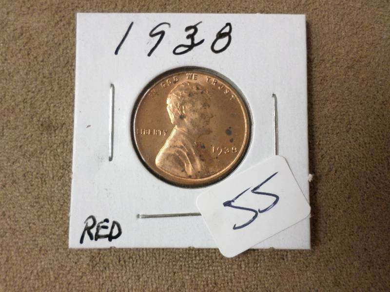 1938 BU Red Lincoln, Has Some Speck...