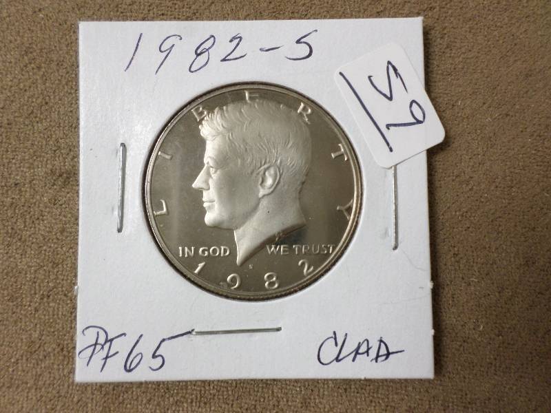 1982-S PF65 Clad Kennedy Half Dolla...