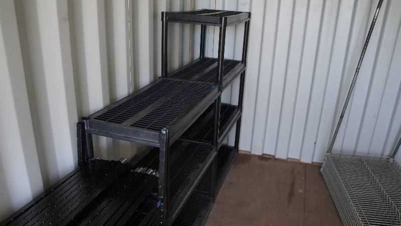 Heavy Duty Plastic 7 Shelf Unit