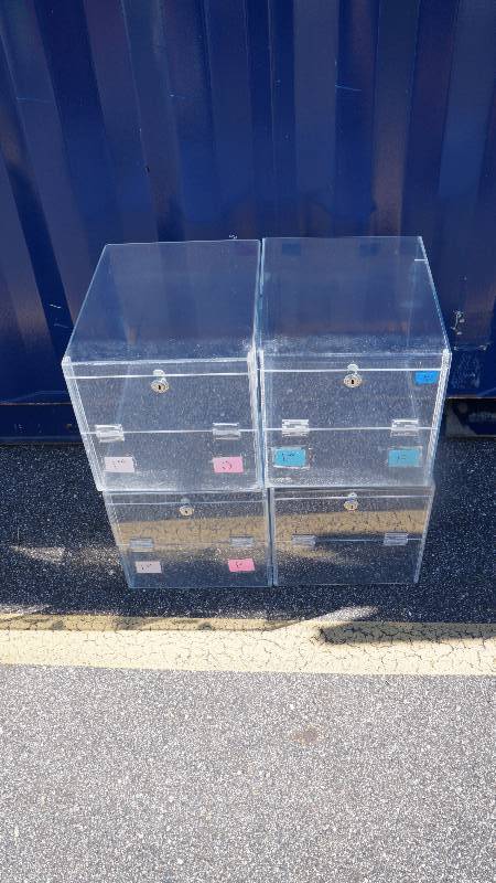 Lot of 4 Pull Tab Boxes
