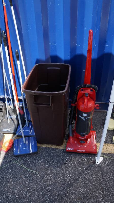 Lot of Cleaning Items - Including Trash Can