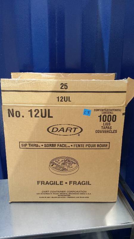 Dart Sip Through Lids (# 12UL)