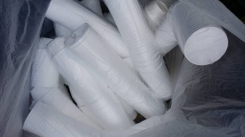 Lot of Styrofoam Soup Bowls