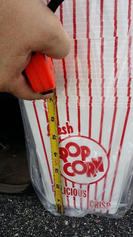 Lot of 7 Popcorn Containers