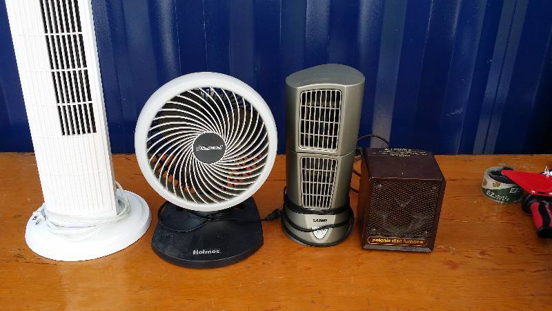 Lot of 4 Fans and Heaters