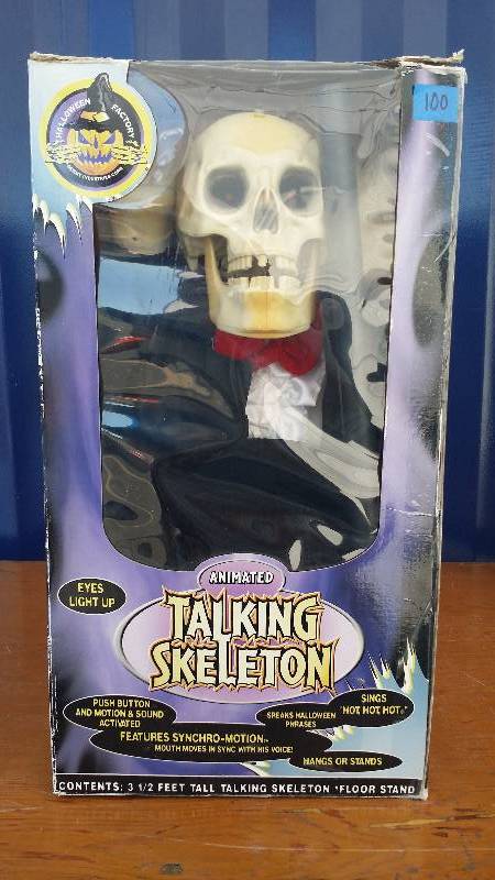 Animated Talking Skeleton