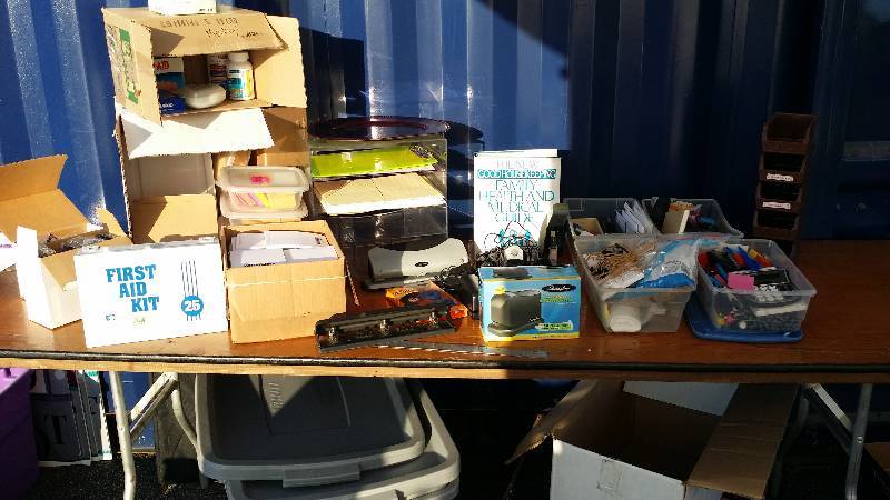 Large Lot of Misc. Office Supplies & First Aid Kit Supplies