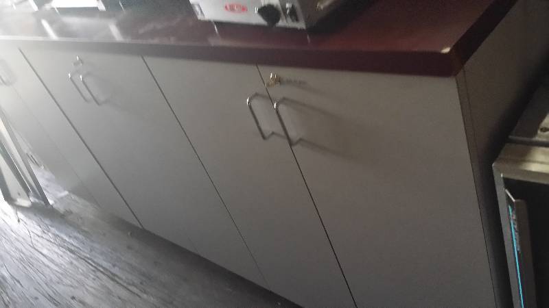 6 Door On Each Side Double Sided Cabinet with Keys